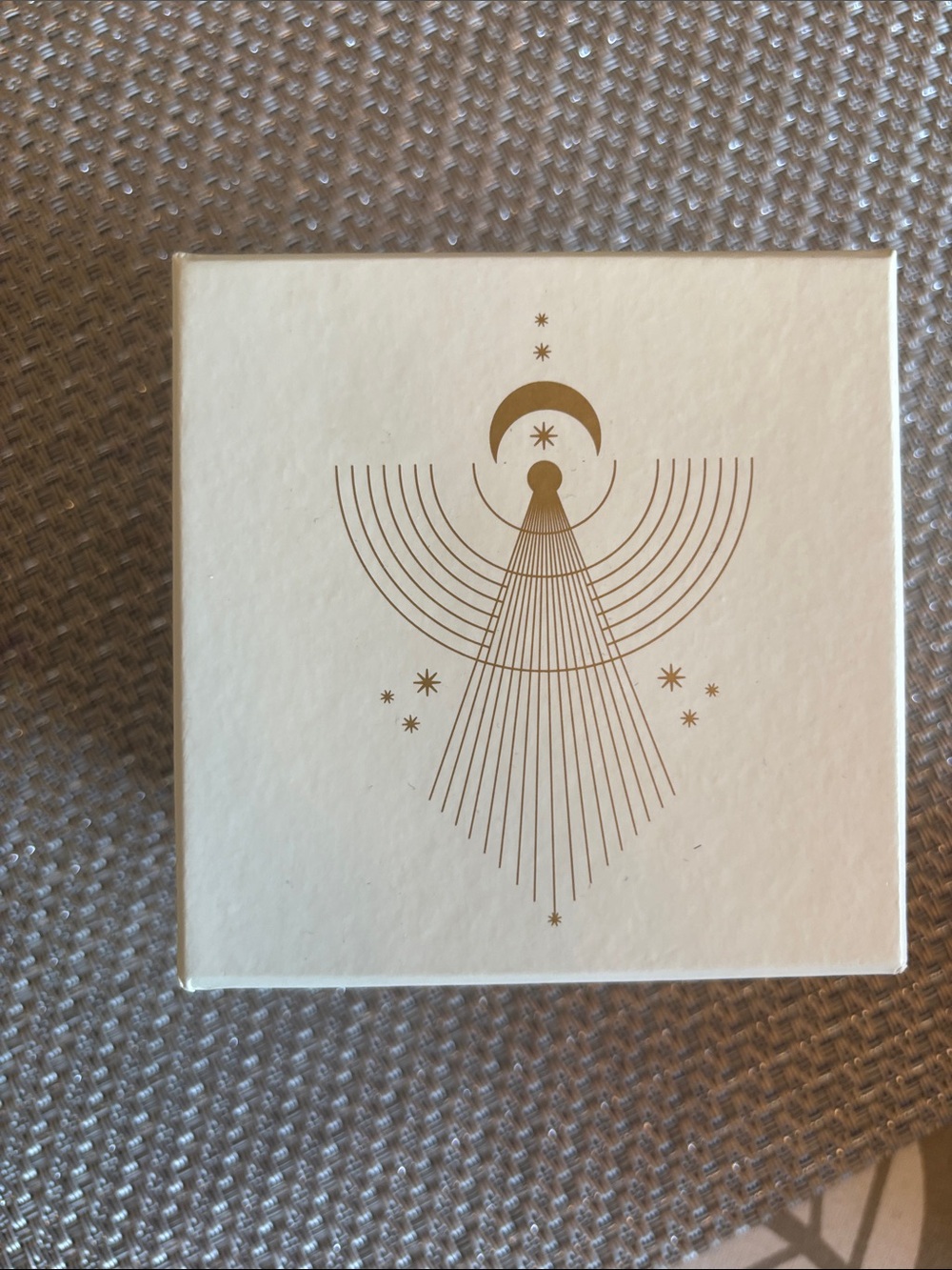 Fringe Studio white jewelry gift box with gold celestial design - Picture 4 of 4